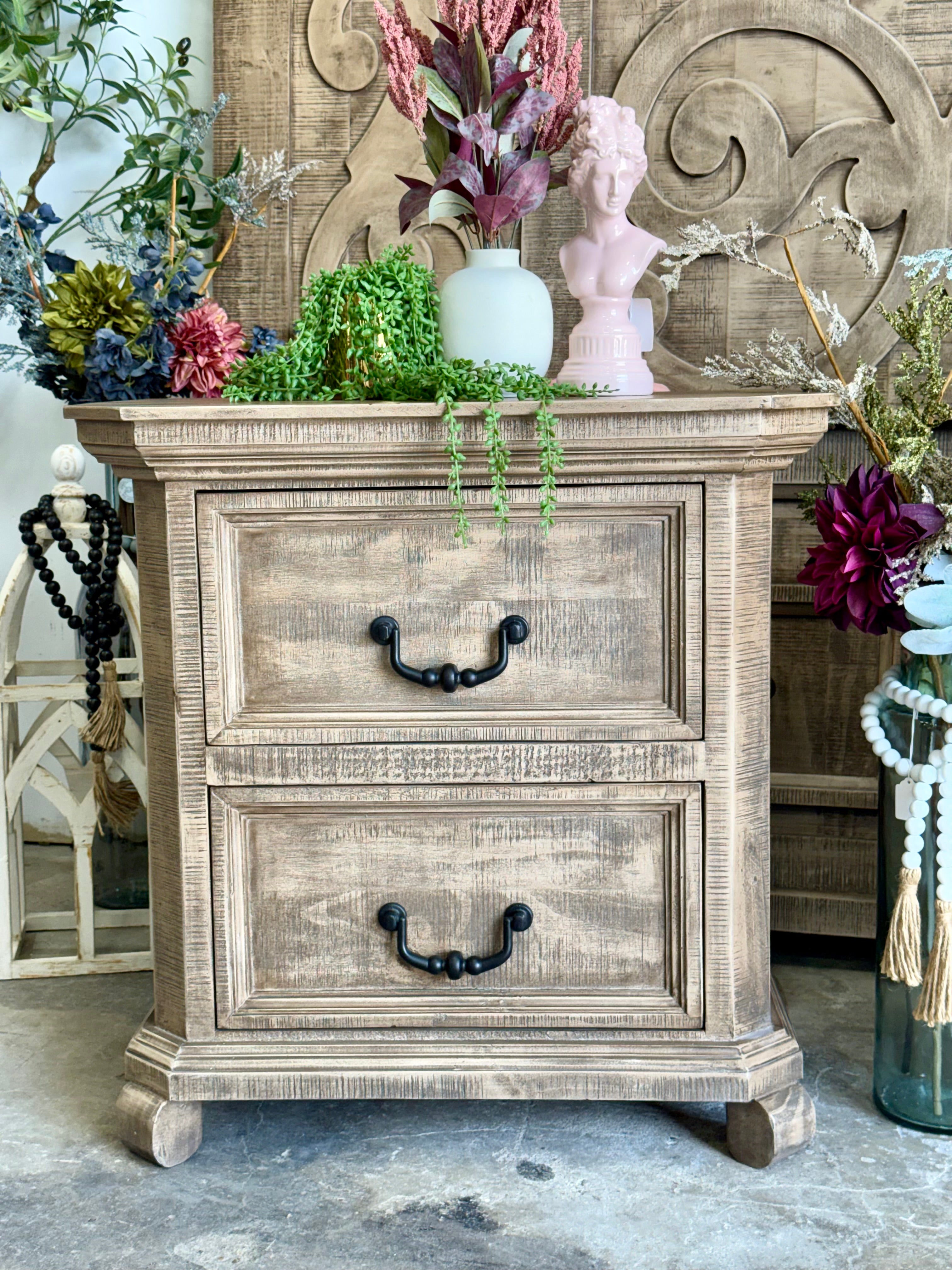 Harper Nightstand- Sandstone