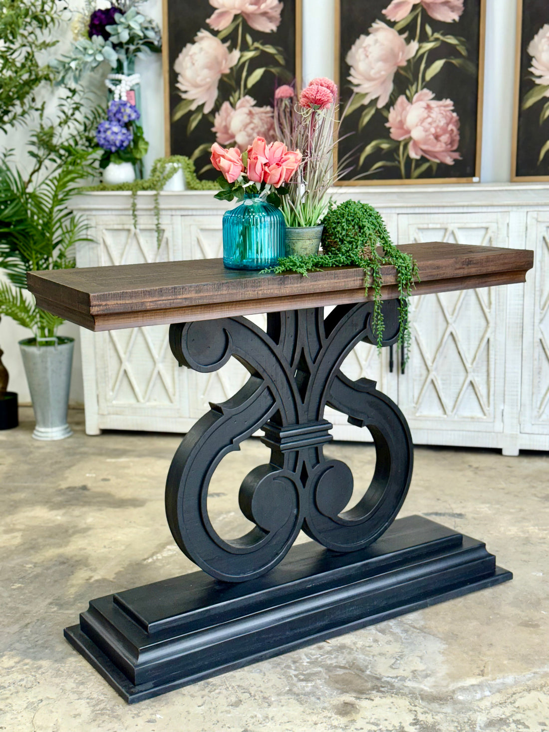 Harp Entryway-Black/Sparrow