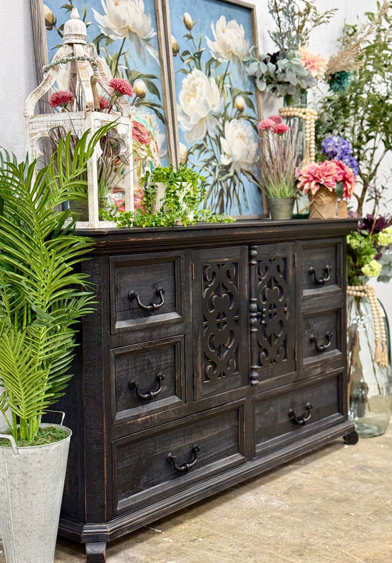 Harper Dresser- Handrubbed Black