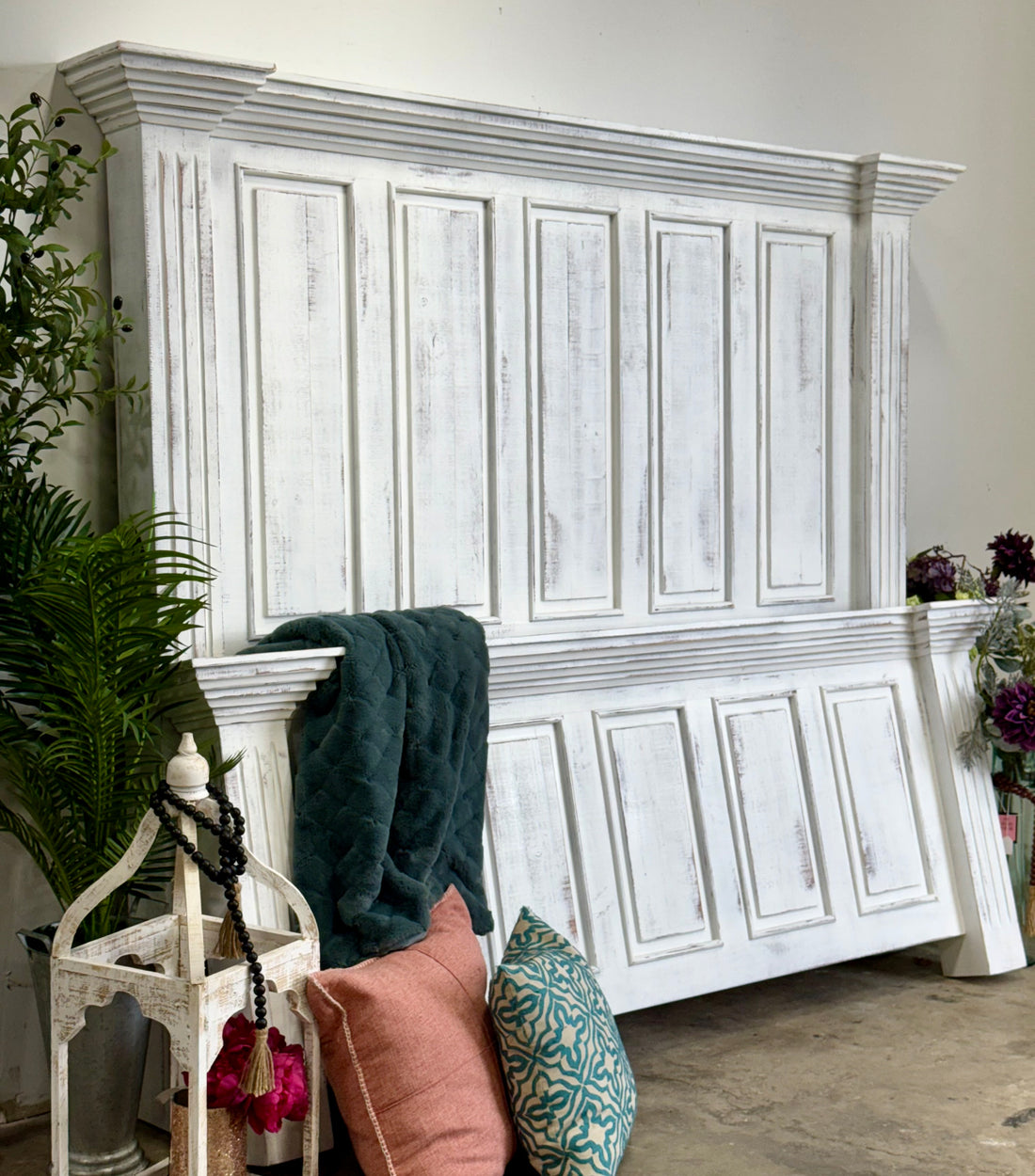 Charlotte King Paneled Bed-Whisper White