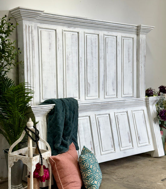 Charlotte King Paneled Bed-Whisper White