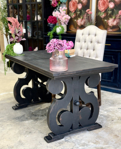 Harpwell Desk-Handrubbed Black