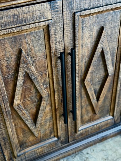 Chloe 6 Door Console-Honeywood