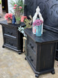 Harper Nightstand- Handrubbed Black