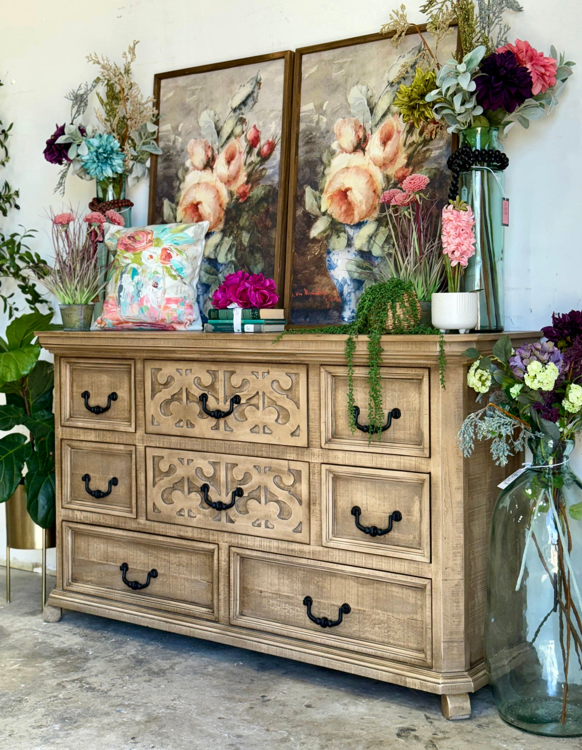Harper Dresser- Cappuccino