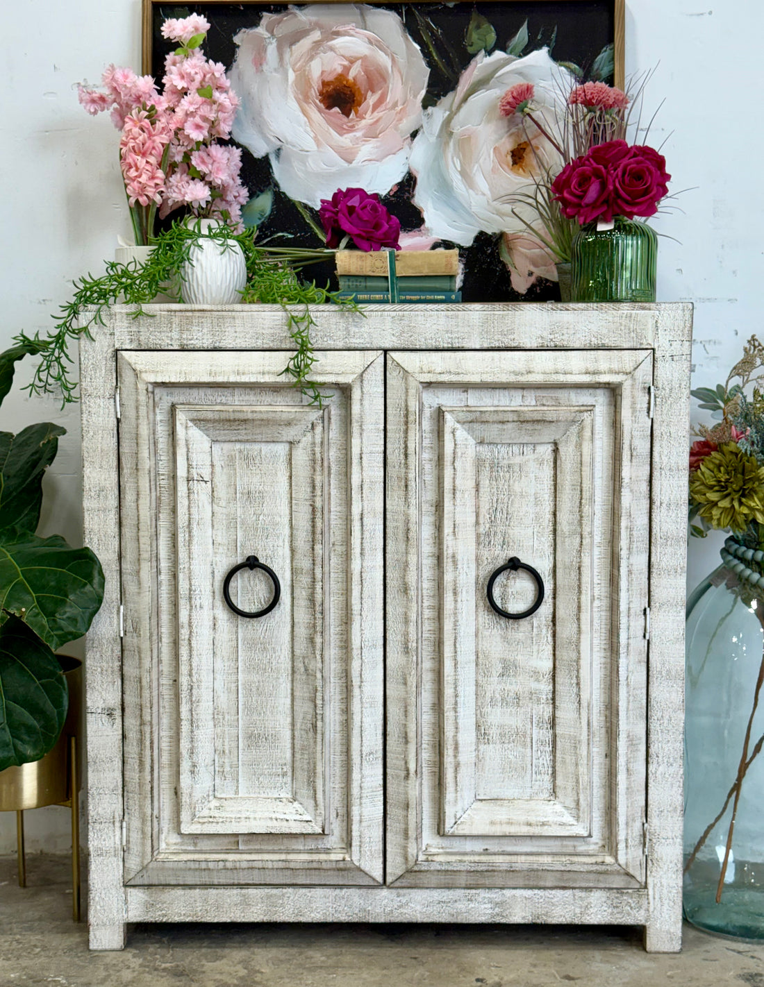 Imperial 2 Door Cabinet- Toasted Wheat