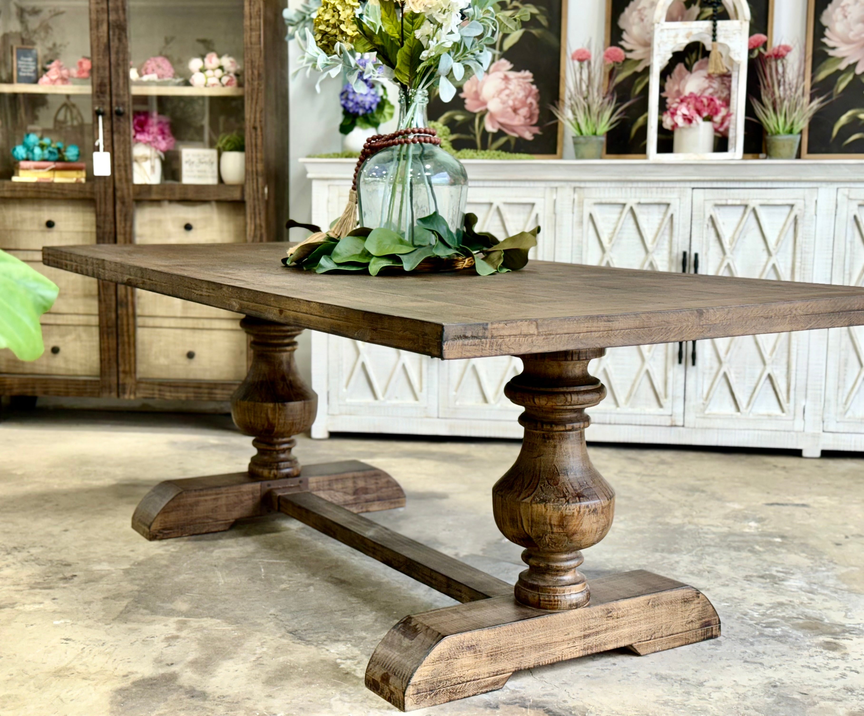 Hannah 7 Foot Dining Table-Honeywood