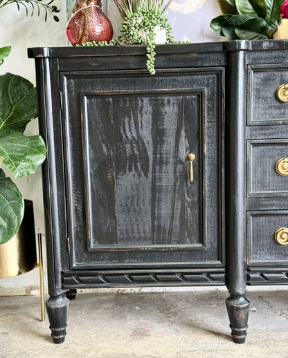 Juliette Console-Black/ Gold