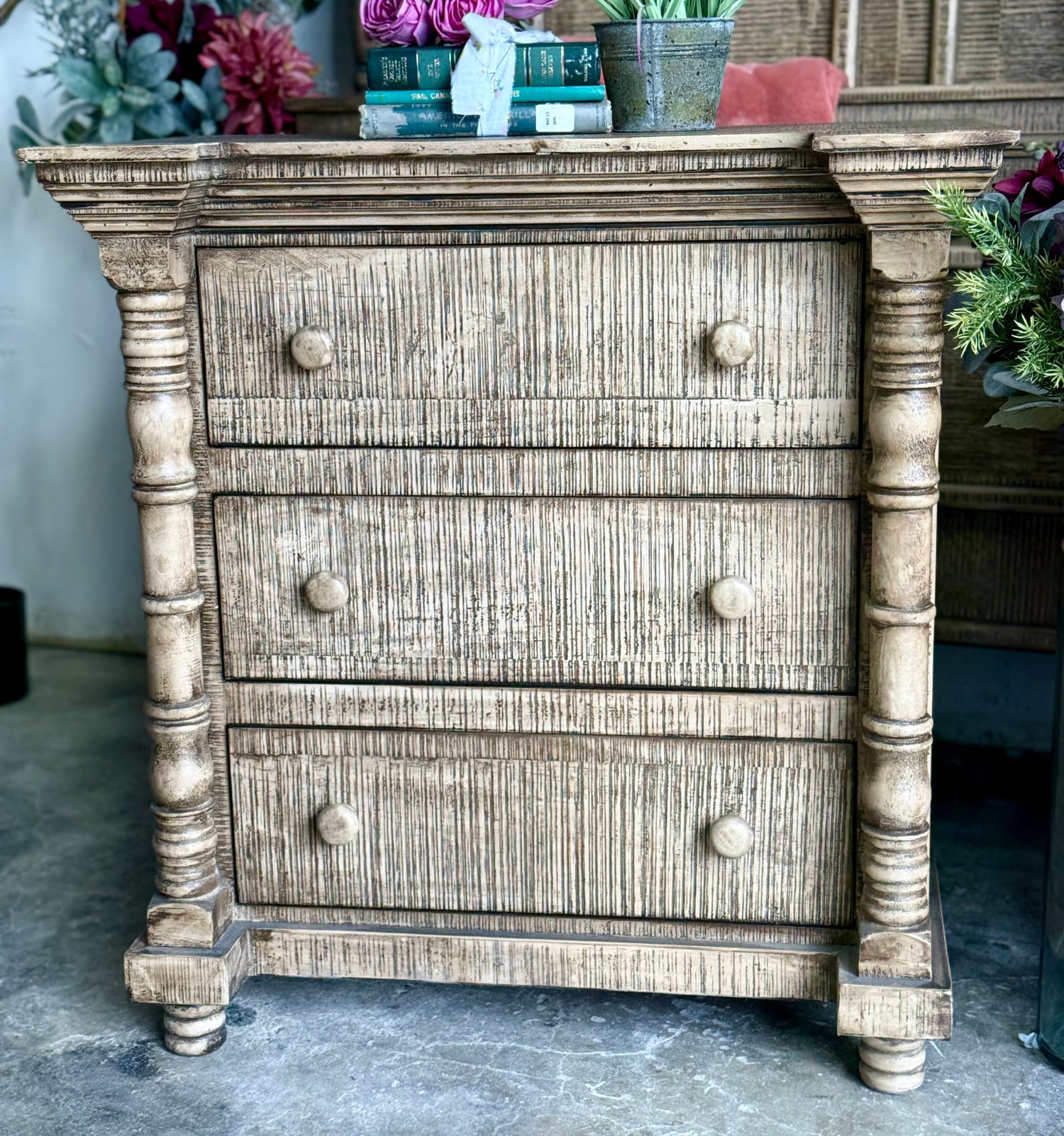 Madison Nightstand-Sandstone