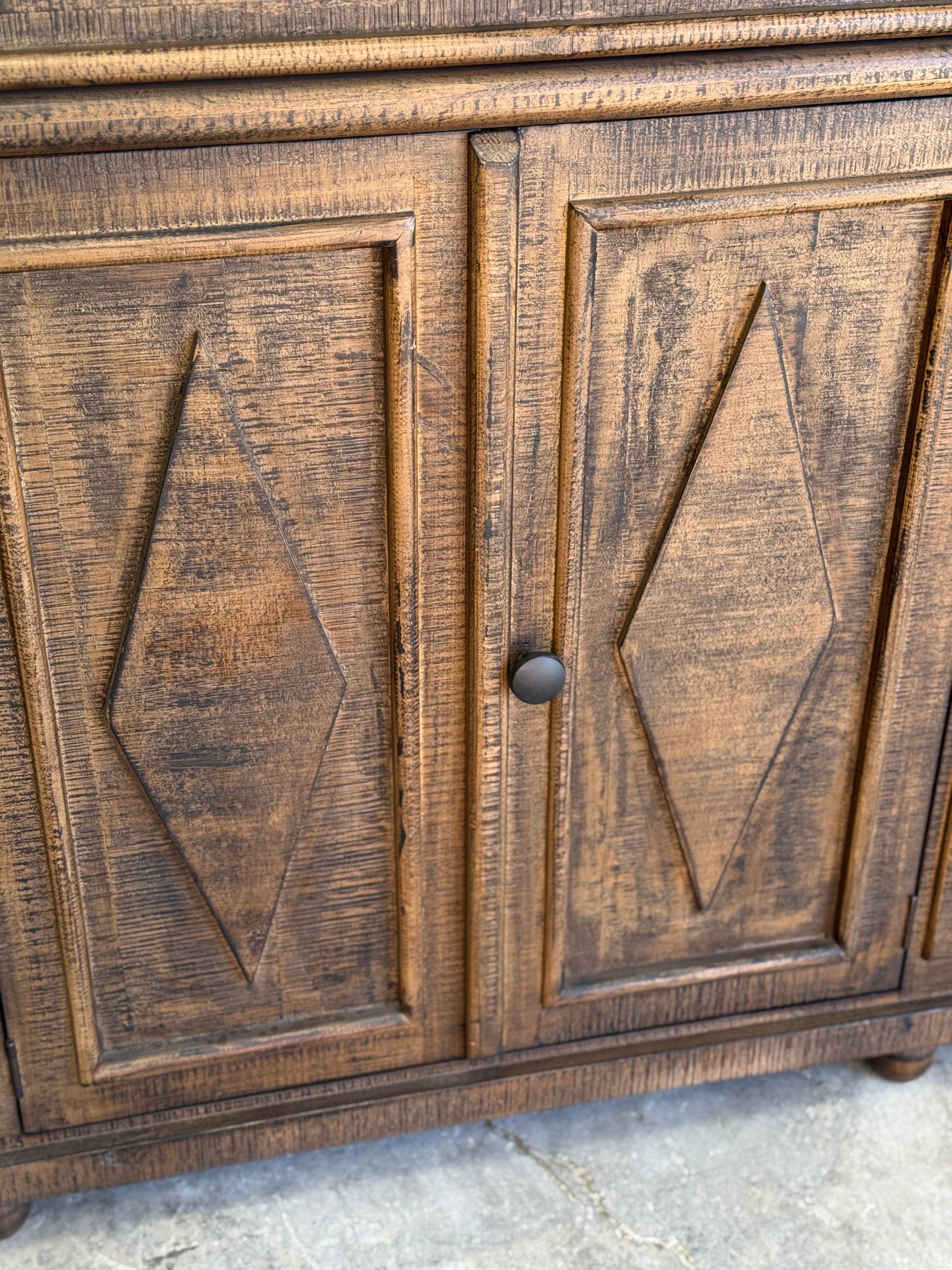 Julia 4 Door Console-Honeywood