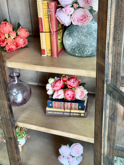 Claire Dome Vitrine- Honeywood™/Dove