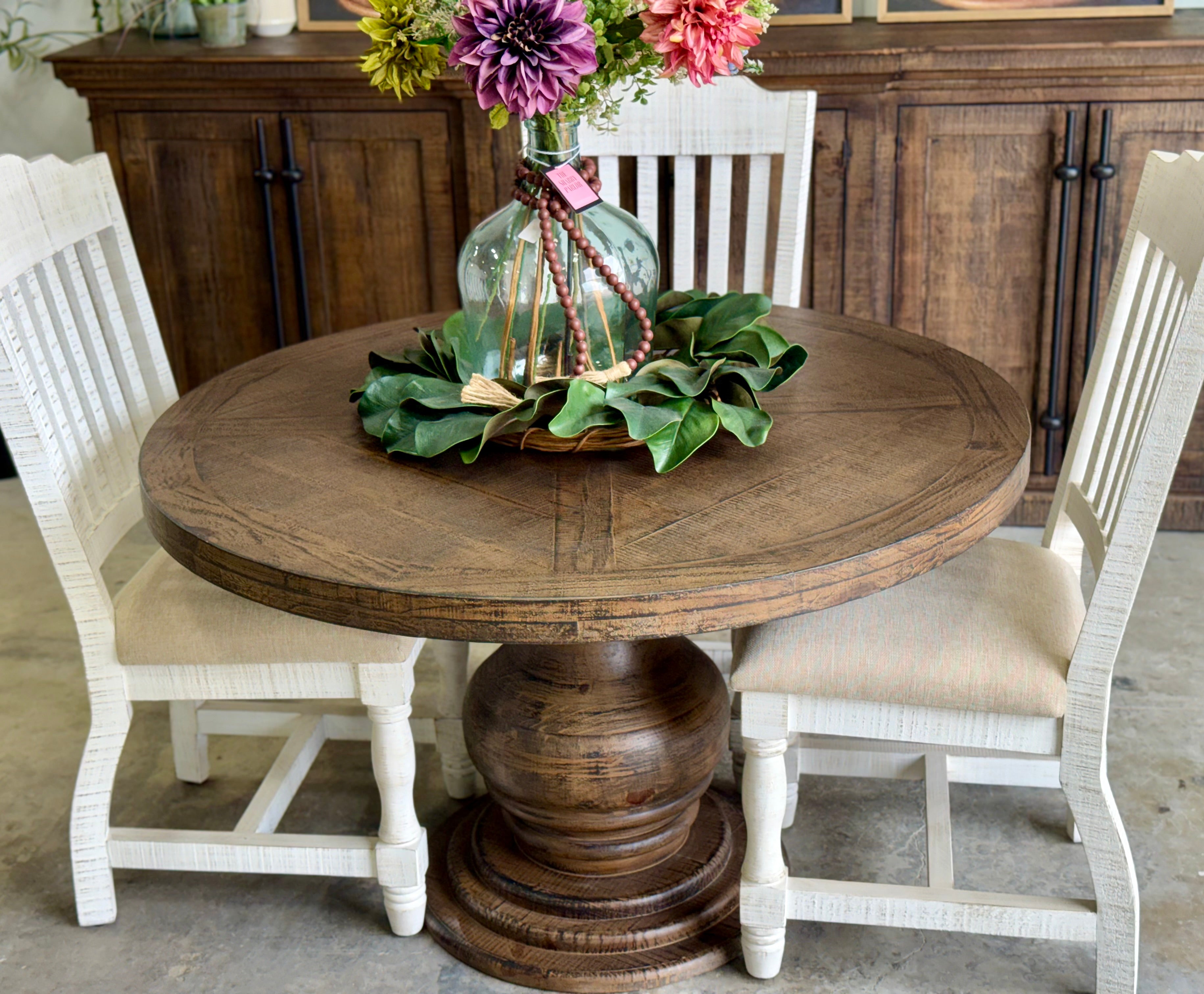 Clara 47" Round Dining Table-Honeywood™