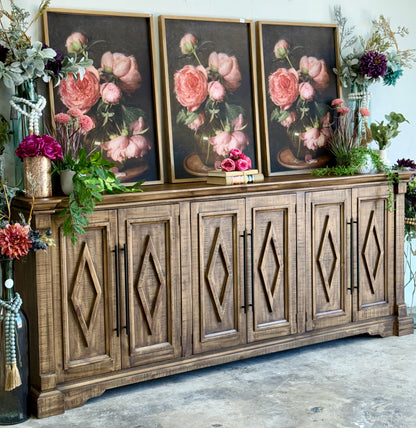 Chloe 6 Door Console-Timber