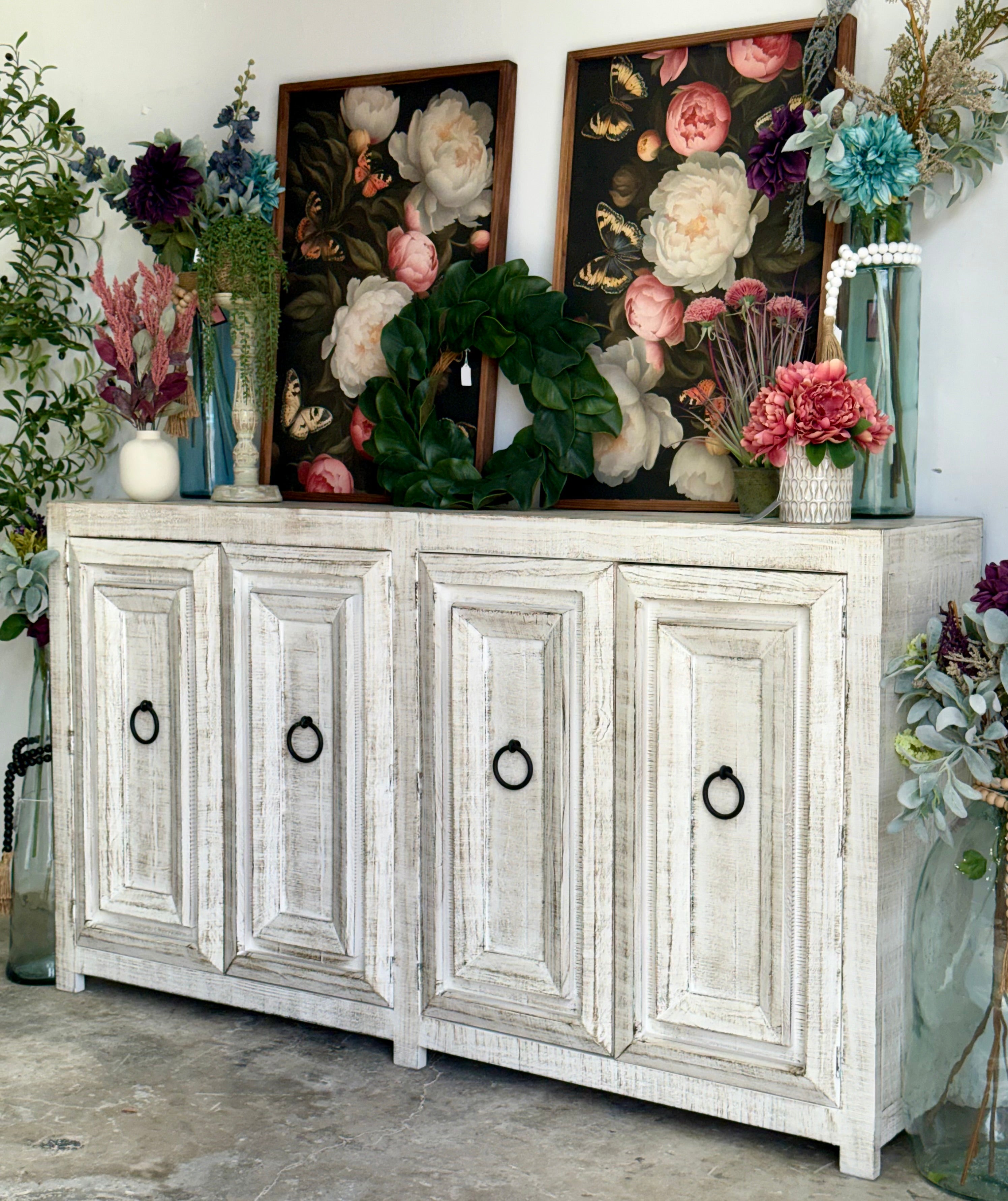 Imperia 4 Door Console-Toasted Wheat