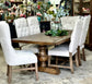 Hannah 7 Foot Dining Table Set With Chairs-Honeywood