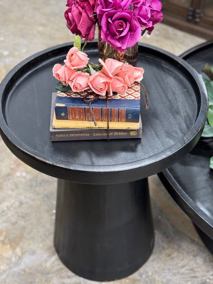 Kennedy Side Table-Handrubbed Black