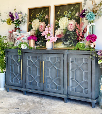 Michelle Console-Blue Haze/Gold