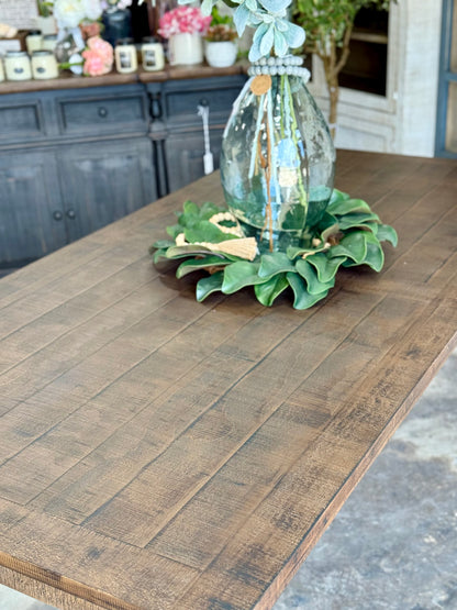 Sophie 7 Foot Honeywood™ Dining Table Set With Chairs