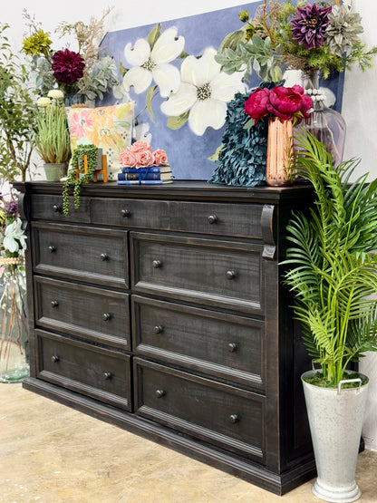 Jasmine Dresser-Handrubbed Black