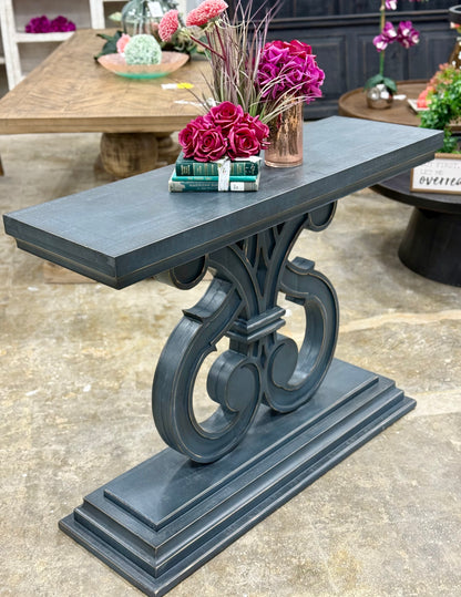 Harp Entryway Table-Blue Haze™