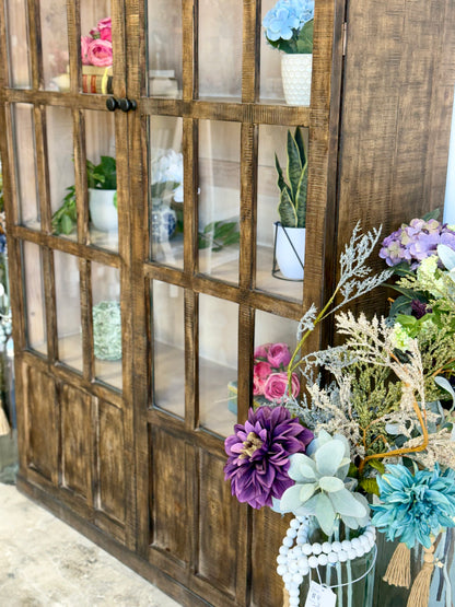 Gia Vitrine-Pecan/Soft Drift