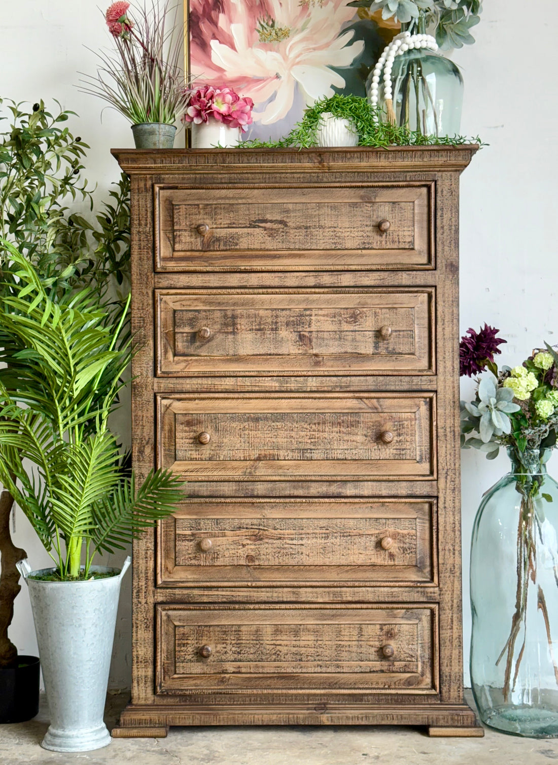 Charlotte Chest of Drawers-Light Honeywood™