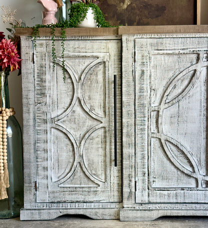 Circle Door Console-Toasted Wheat™/Sandstone