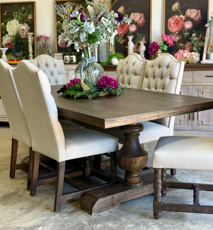 Hannah 7 Foot Dining Table Set With Chairs-Honeywood™