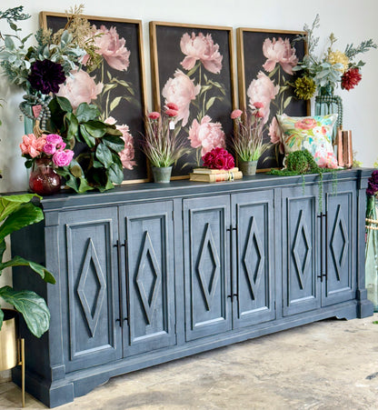 Chloe 6 Door Console-Blue Haze™
