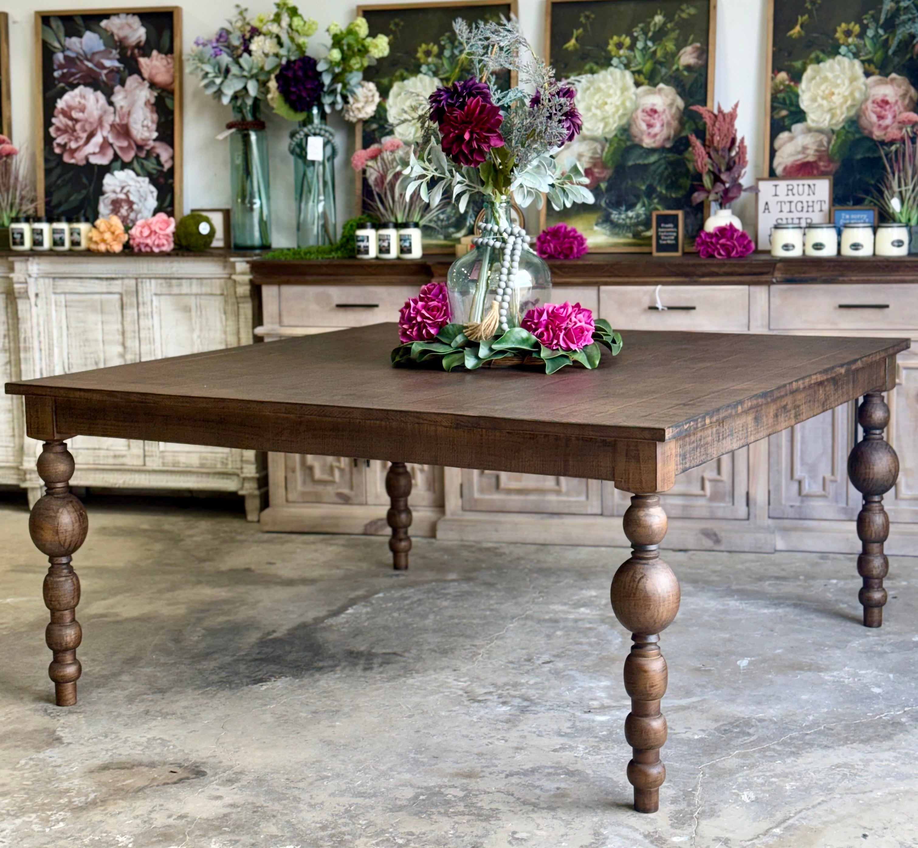 Sophie 66" Squared Dining Table-Honeywood™