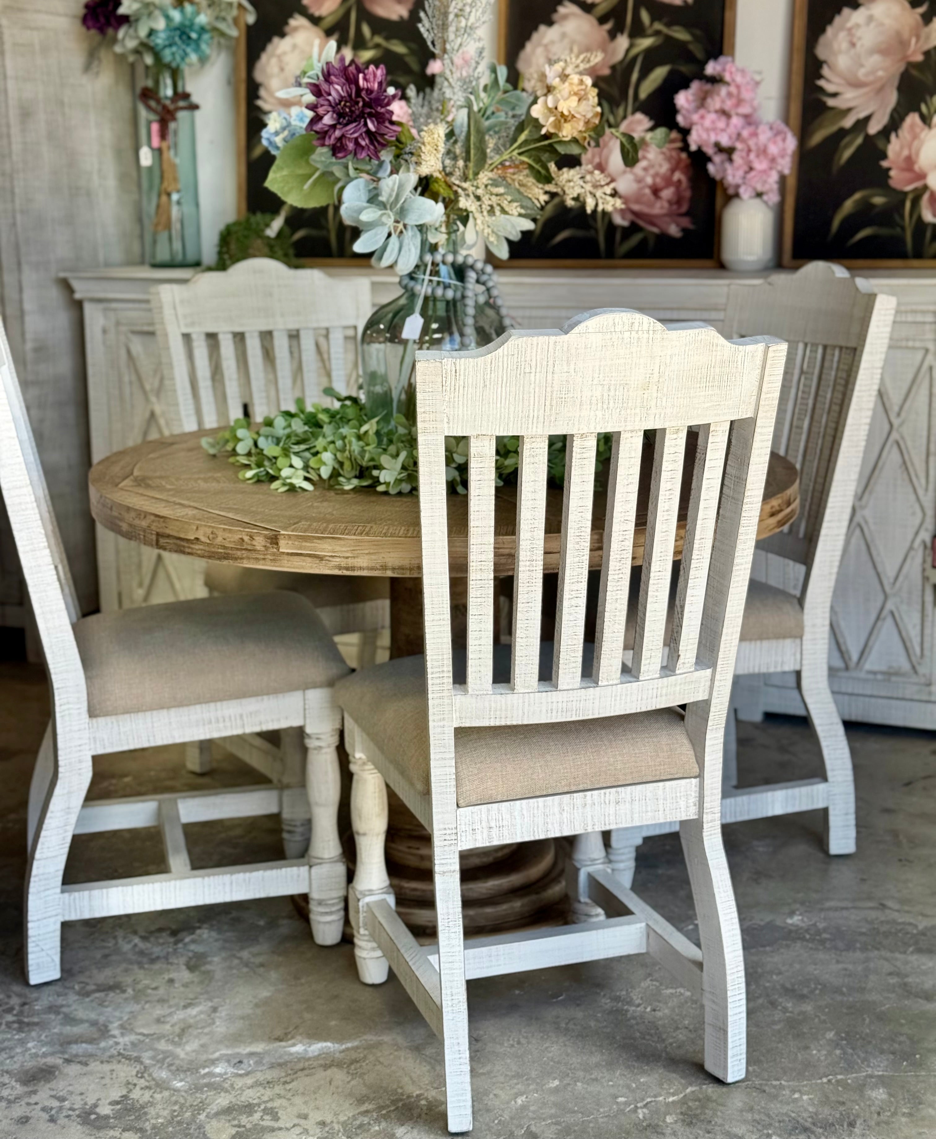 Clara 47&quot; Round Dining Table-Sandstone