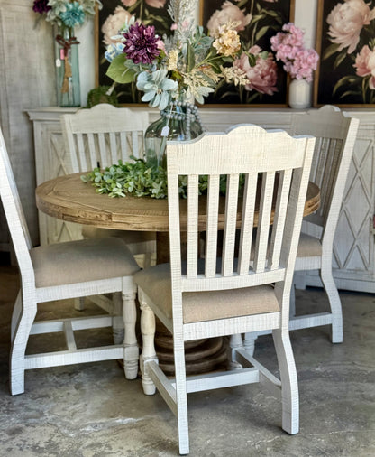 Clara 47&quot; Round Dining Table-Sandstone