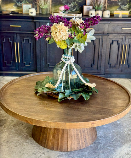 Kennedy 48" Round Coffee Table-Timber