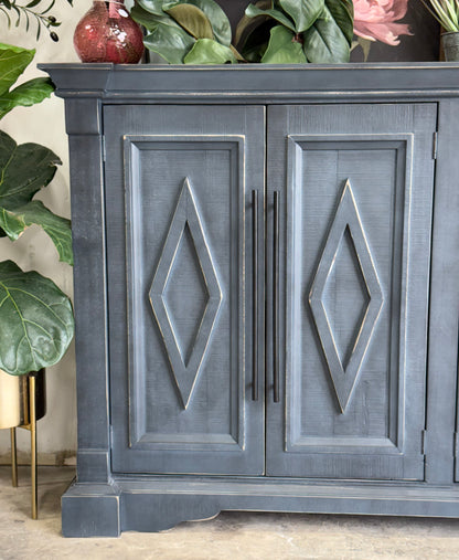 Chloe 6 Door Console-Blue Haze™