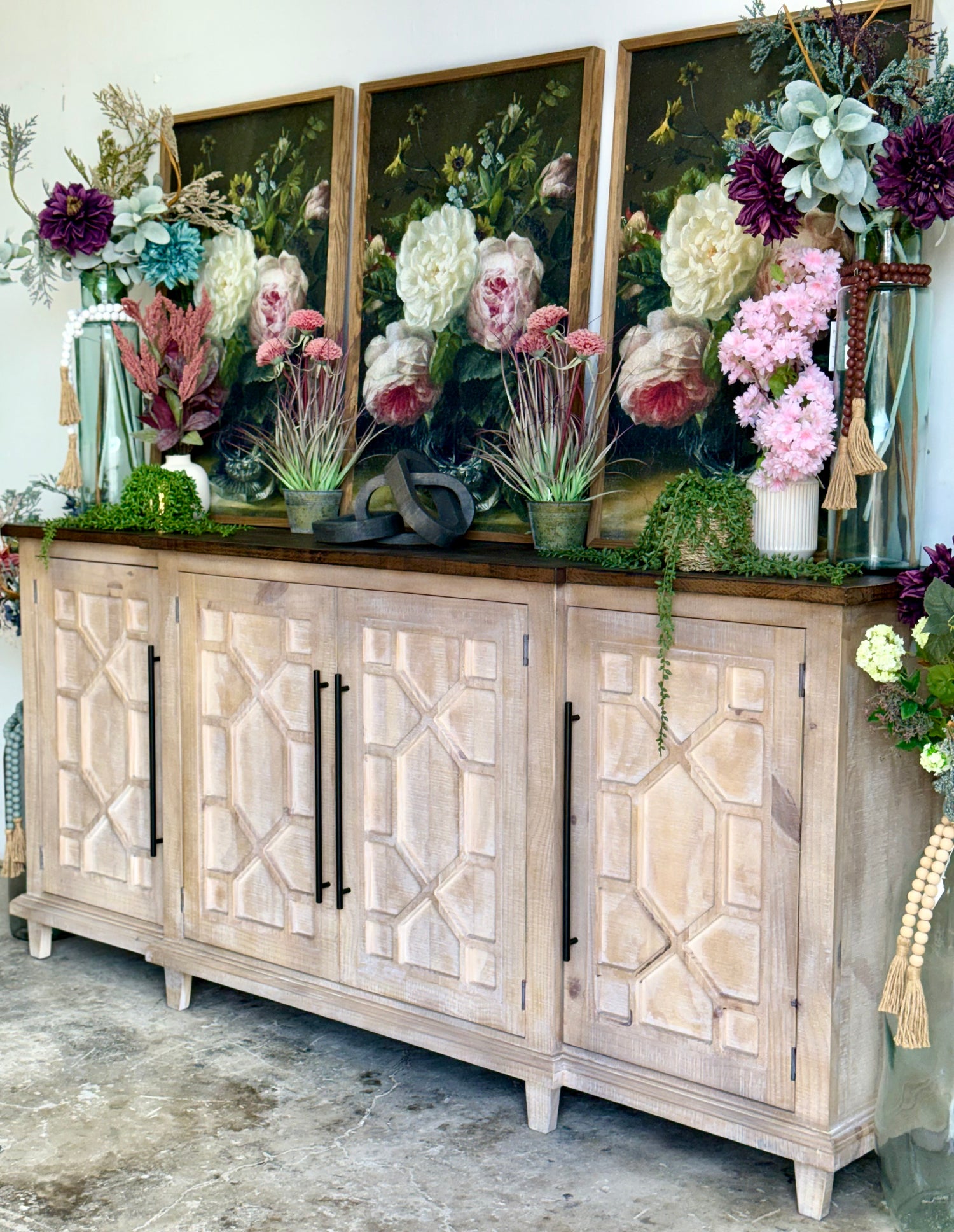 Michelle Console-Soft Drift/Honeywood