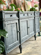 Celine 4 Door Console-Blue Haze