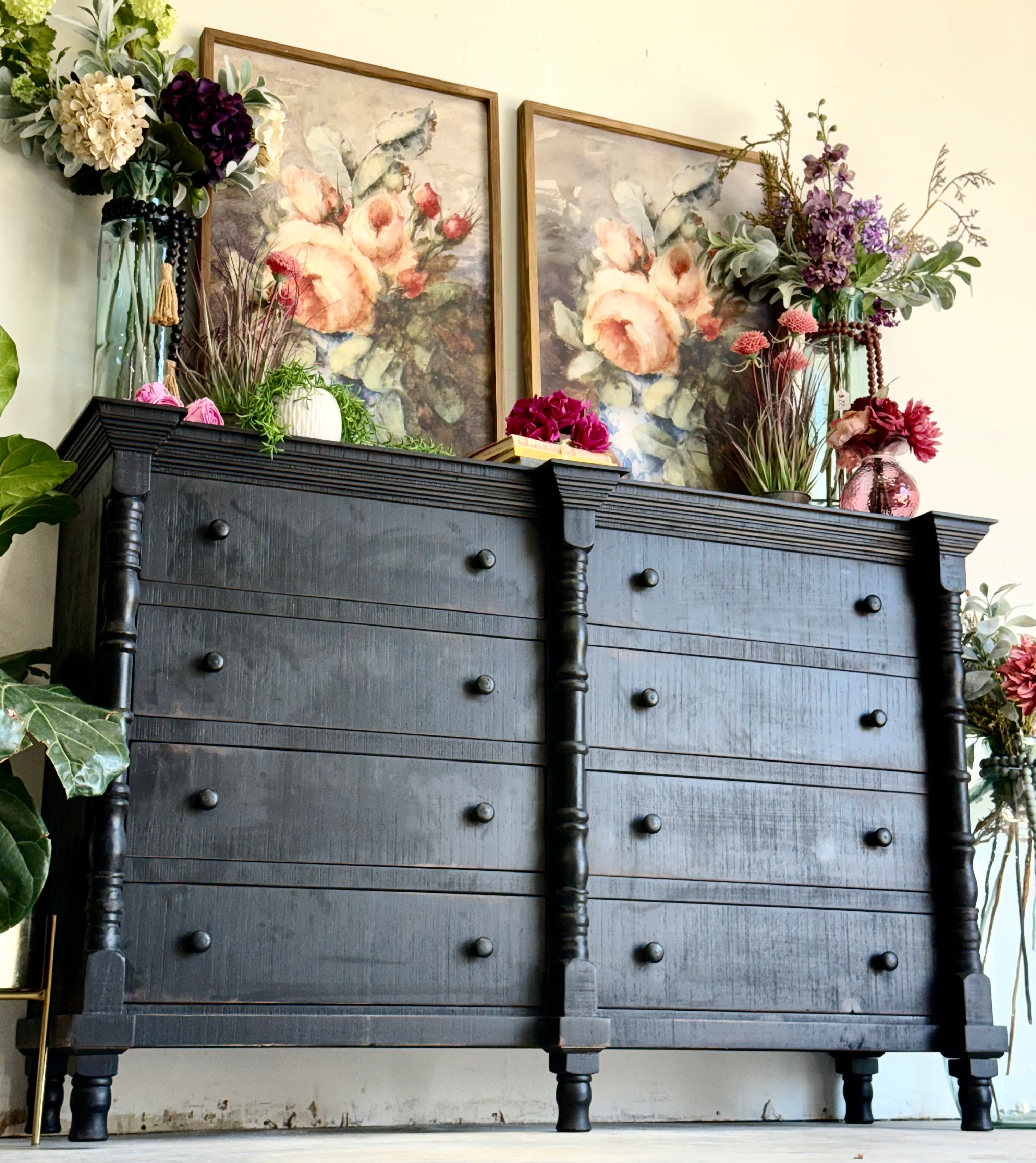 Madison Dresser-Handrubbed Black