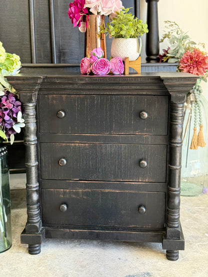 Madison Nightstand-Handrubbed Black