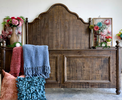 Adele King Bed- Honeywood