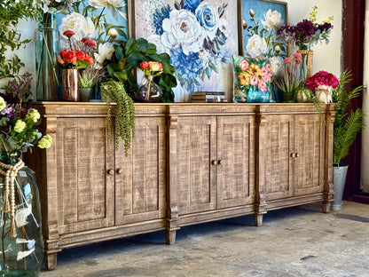 Allison 108&quot; 6 Door Console-Sandstone