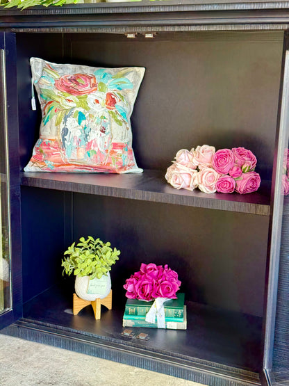 Emerson 4 Door Console-Deep Blue/Gold