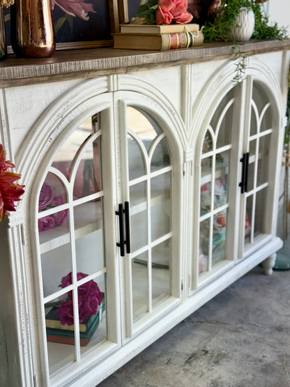 Colette Console-Frosted Linen/Sandstone