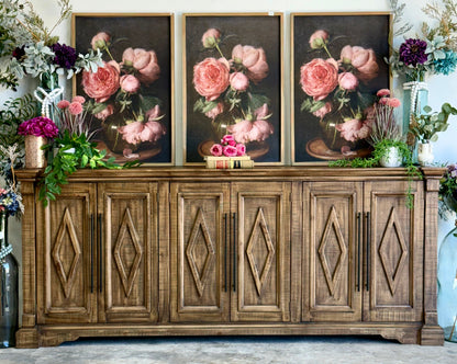 Chloe 6 Door Console-Timber