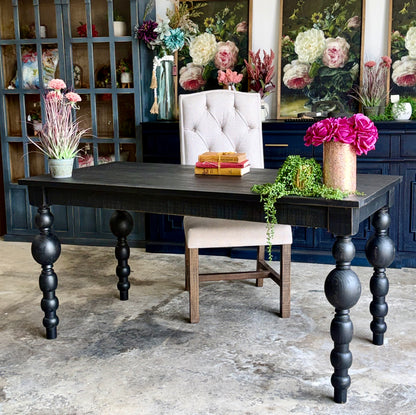 Sophie Desk-Handrubbed Black