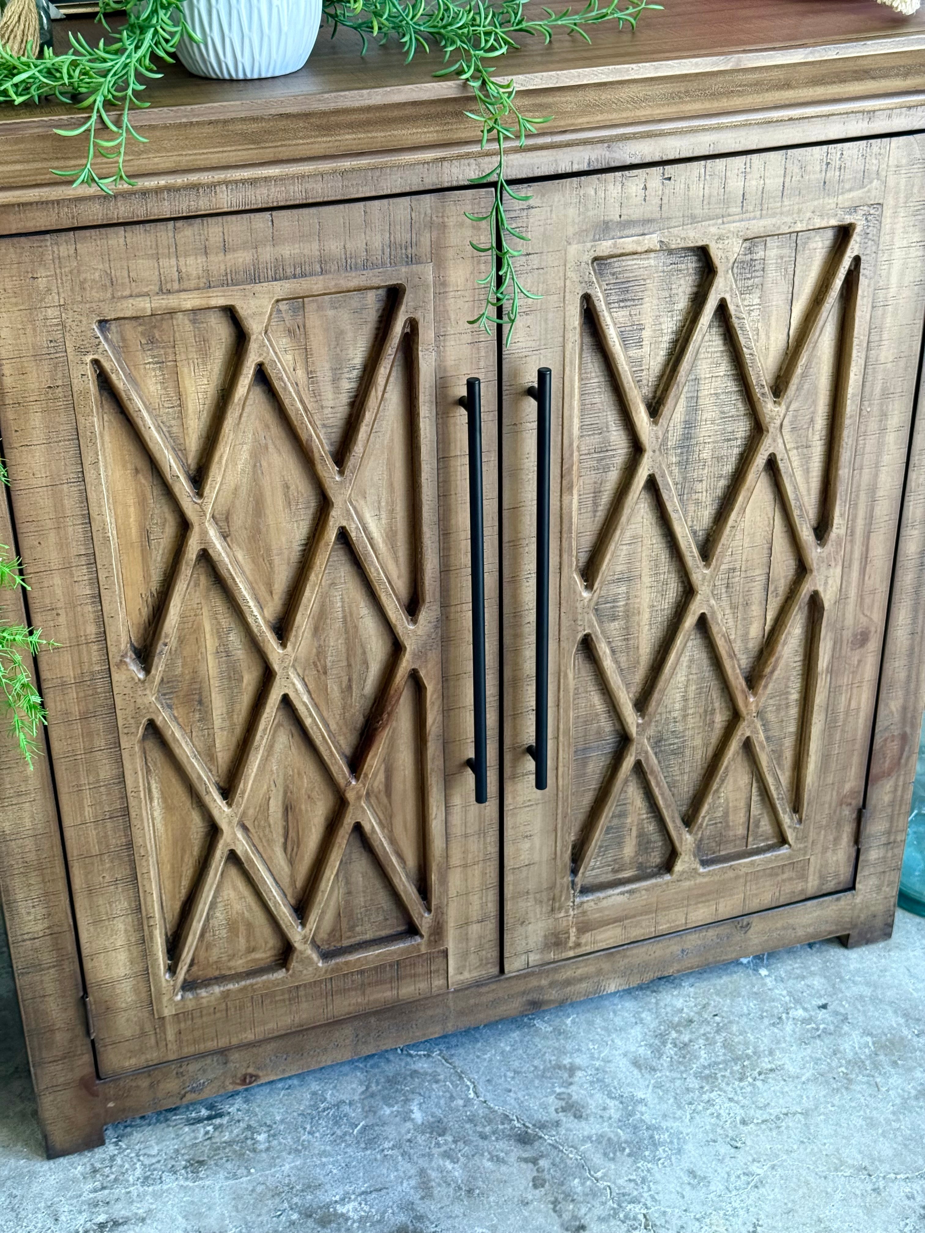 Grace 2 Door Cabinet-Timber