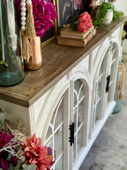Colette Console-Frosted Linen/Sandstone