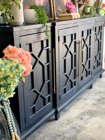 Michelle Console-Deep Blue/Gold