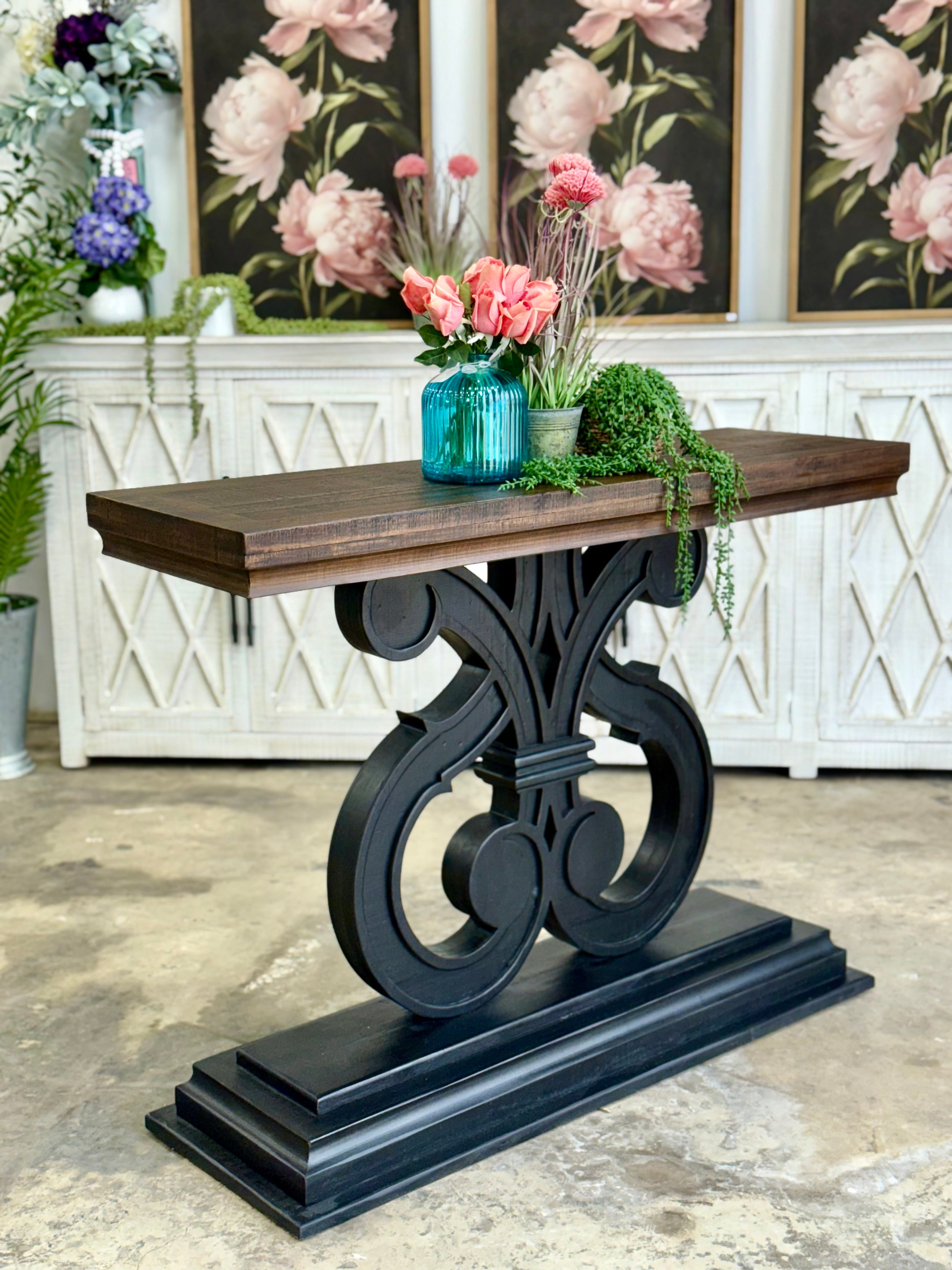Harp Entryway-Black/Sparrow