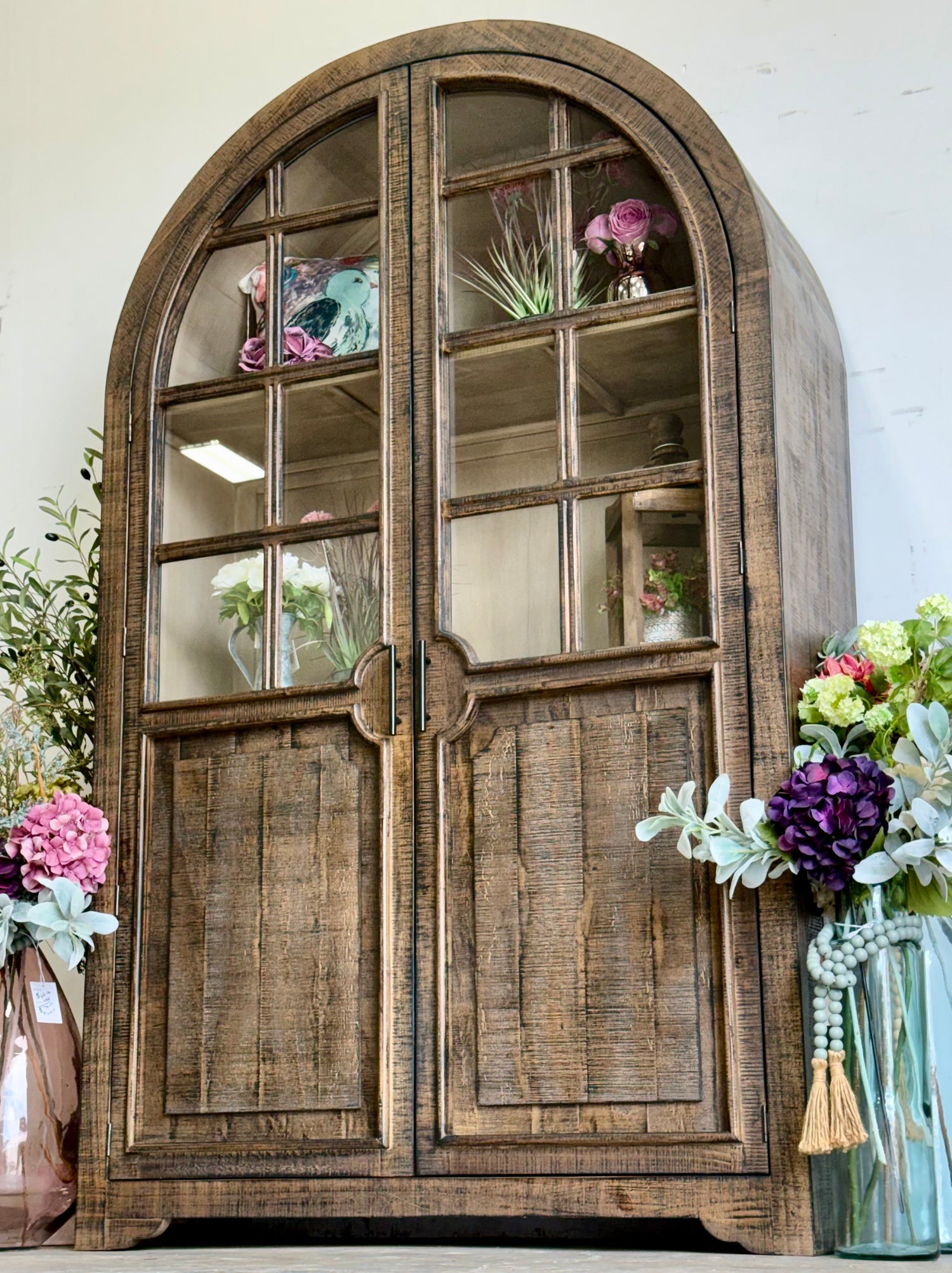 Tiffany Dome Vitrine-Honeywood