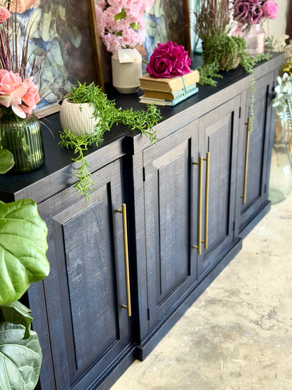 Cyra 4 Door Console-Deep Blue/Gold